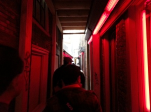 Red Light District alleyway